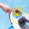 Bouée Gonflable Avion pour Bébés – Jouet Aquatique avec Volant pour le Plaisir d'Été