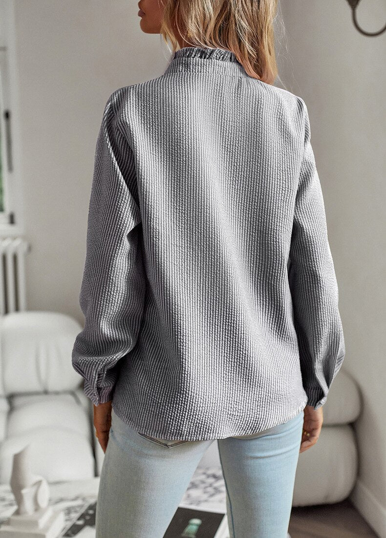 Blouse Femme Rayée Tendance – Elise