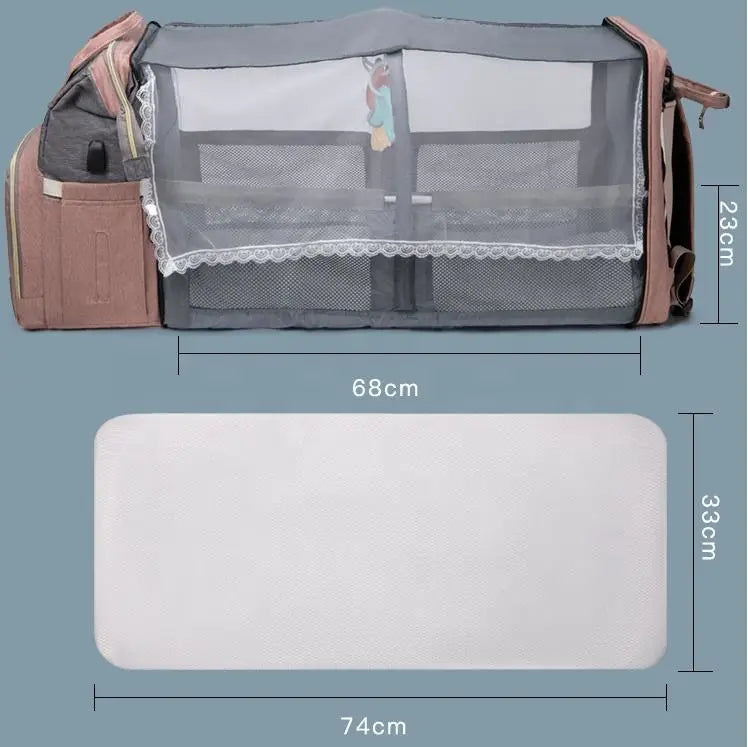 RoyalCrib | Combine un sac à langer élégant avec un berceau portable
