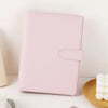 A5 classeur en cuir PU aux couleurs macarons | Planificateur | Album photo DIY et agenda en un