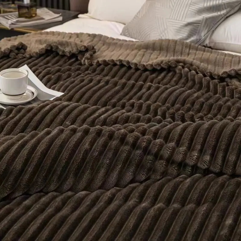 LuxeCocoon Couverture d'Hiver en Plaid | Élégante couverture pour un confort chaleureux et raffiné