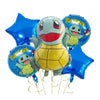 Ballons en Aluminium Pikachu et Charmander – Décoration de Fête pour Fans de Pokémon