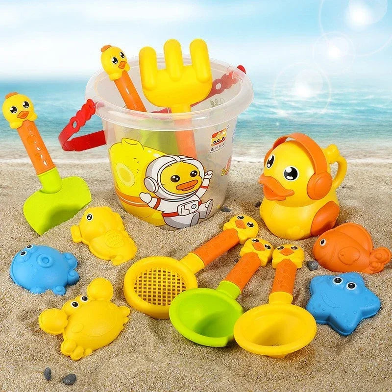 Ensemble de Jouets de Plage pour Enfants – Seau, Pelle, Bouteille d'Eau et Plus pour le Plaisir d'Été