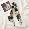 Bandana Vintage Fleurs d'Été 2022 – Accessoires de Cheveux Élégants pour Femmes et Filles