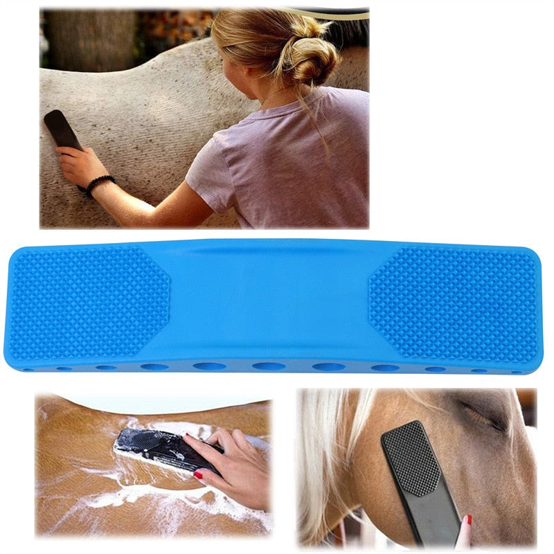 Brosse de soin pour chevaux 6-en-1 - EquiGlow