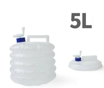 AquaEssence Luxe Conteneur d'Eau Pliable | Bouteille pliante polyvalente de 5L à 15L pour une hydratation sans effort lors de vos aventures en plein air