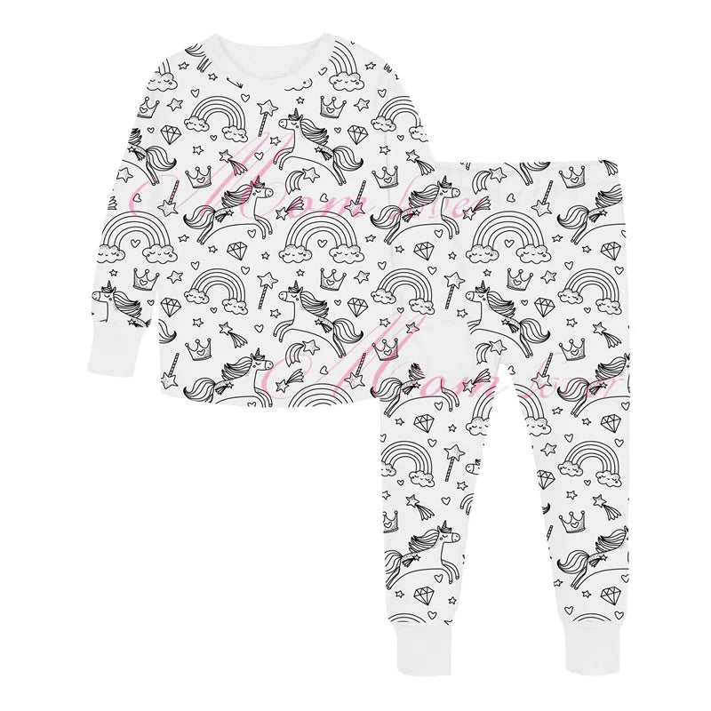Artisano Luxe DIY Pyjama Set | Ensemble de pyjama coloré et créatif pour enfants leur permettant de concevoir leurs propres vêtements de nuit uniques, parfait pour le jeu imaginatif et l'expression artistique.