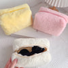 Trousse en peluche avec fermeture éclair | Trousse à crayons | Étui de rangement doux avec grande capacité pour crayons et stylos