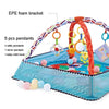 Tapis de Jeu Bébé avec Cadre de Fitness – Éducatif & Tissu Doux – Certifié CE – Tapis d'Activités pour Nouveaux-Nés & Tout-Petits