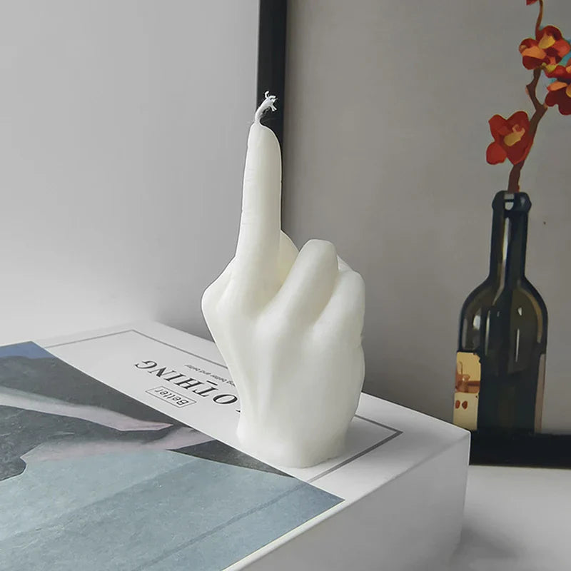 LuxeHumor Bougie Flamme Moyenne | Une bougie unique pour une touche d'humour et d'ambiance