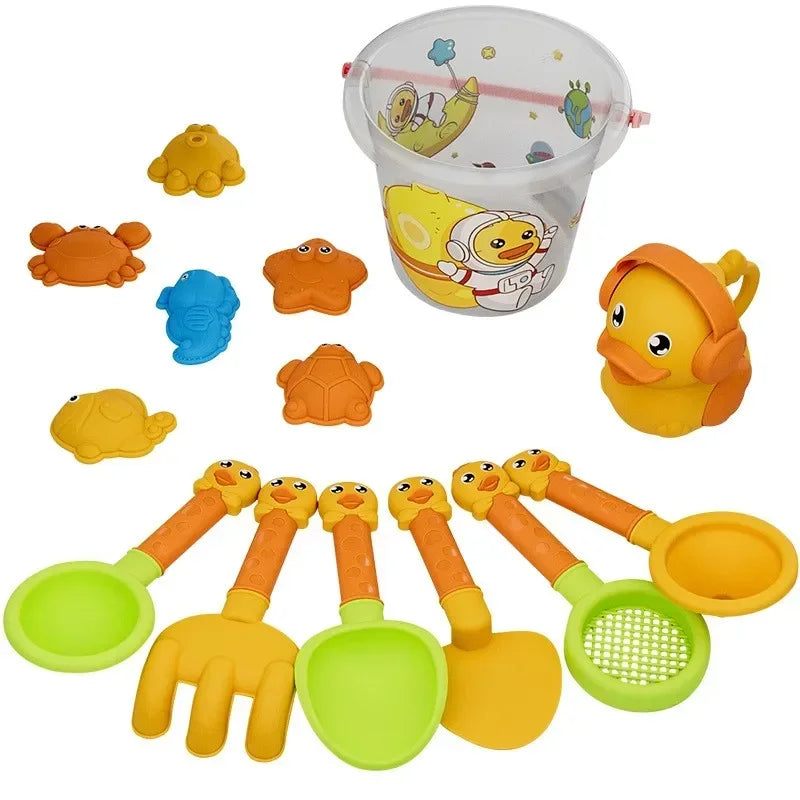 Ensemble de Jouets de Plage pour Enfants – Seau, Pelle, Bouteille d'Eau et Plus pour le Plaisir d'Été