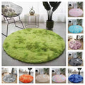 Tapis Rond Doux et Pelucheux