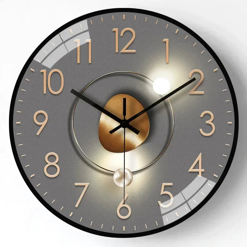 Timeless Whisper™ | Horloge Murale Classique Silencieuse | Design Non-Tictac pour Décor de Chambre et Bureau