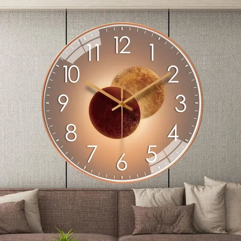 Timeless Whisper™ | Horloge Murale Classique Silencieuse | Design Non-Tictac pour Décor de Chambre et Bureau