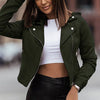 Veste en Cuir Court pour Femmes avec Zip - Noa