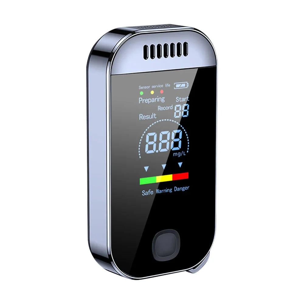 Testeur d'Alcool Électronique Portable – Test de Souffle Professionnel avec Écran LCD