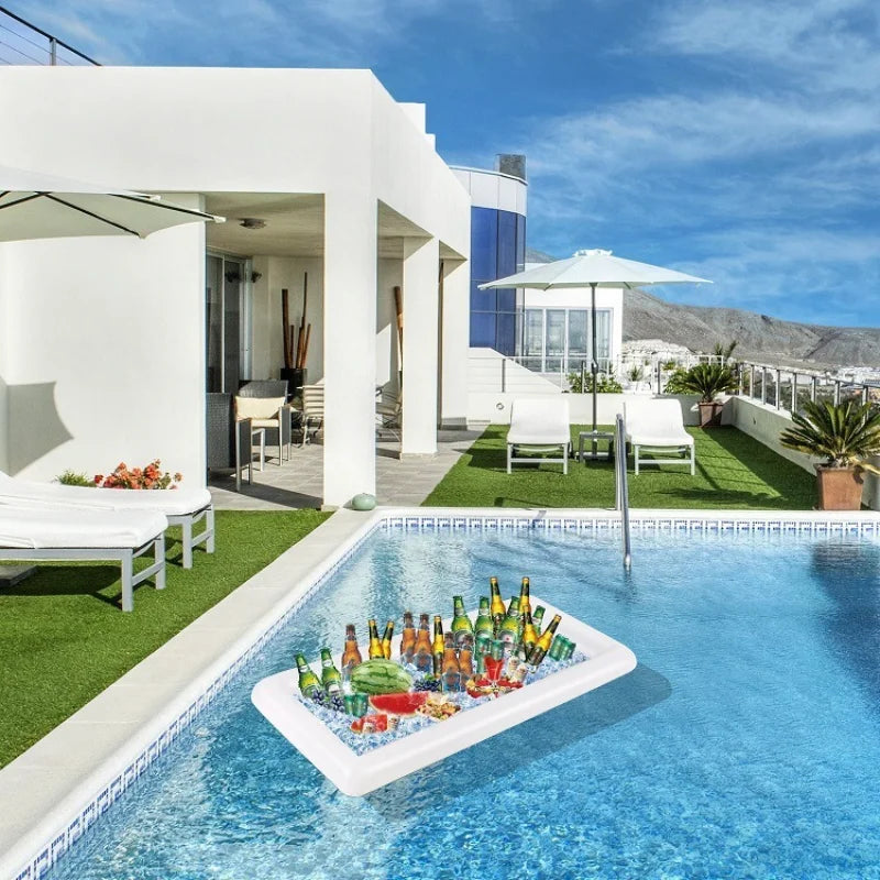 Bar à Glace Gonflable – Accessoire Idéal pour Fêtes et Plaisir au Bord de la Piscine
