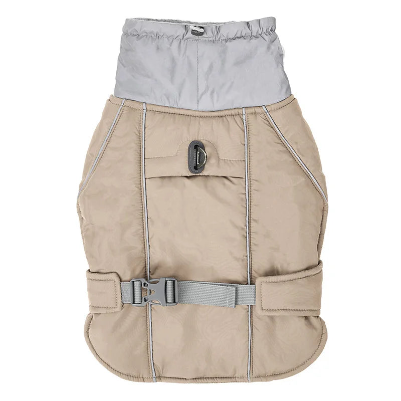 Veste d'hiver FurShield pour chien | Manteau imperméable et chaud en coton pour animaux de compagnie