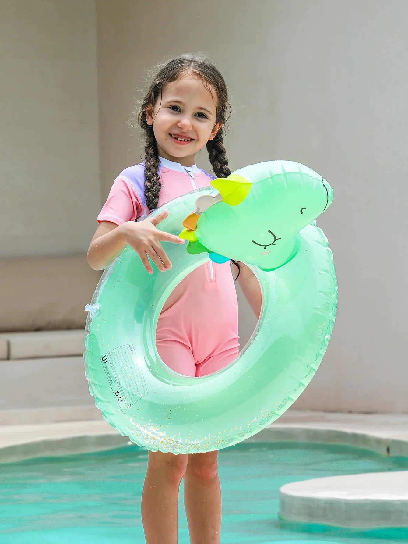 Bouée Gonflable pour Enfants – Bouée Dino pour le Plaisir d'Été et les Activités Aquatiques