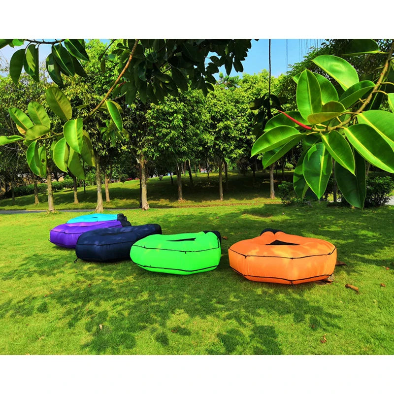 Canapé Gonflable avec Ombre – Confortable et Imperméable pour Plage et Piscine