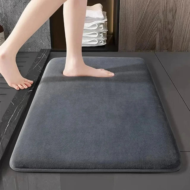 Tapis de bain HydroSoft Luxe | Tapis en mousse à mémoire de forme ultra-absorbante pour le confort et la sécurité