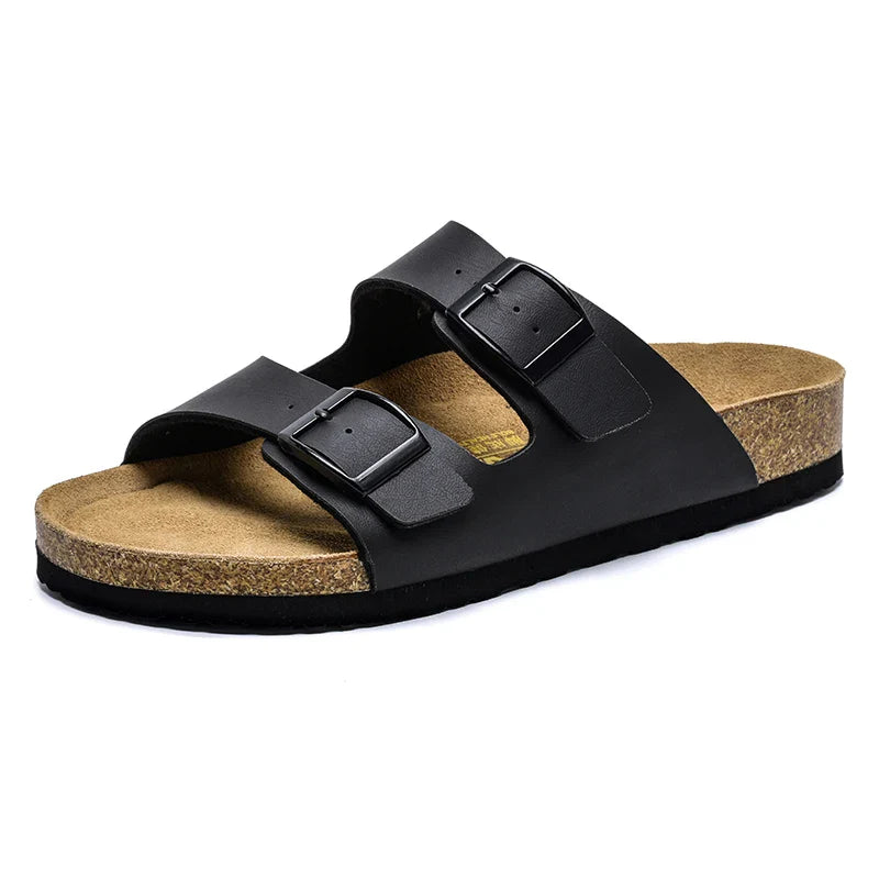 Aurelius Luxe Sandales d'été | Chaussures d'intérieur élégantes et confortables pour hommes, parfaites pour des sorties à la plage et un style décontracté, disponibles en tailles 35-46.