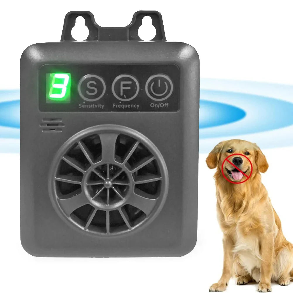 BarkSilence Luxe Appareil de Contrôle de L’Aboiement Ultrasons | Dispositif de dissuasion automatique efficace pour entraîner les chiens agressifs et réduire les aboiements indésirables