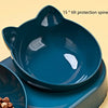 Bol de Nourriture et d'Eau pour Chats avec Design d'Oreilles - Expérience de Nourriture Confortable et Ludique