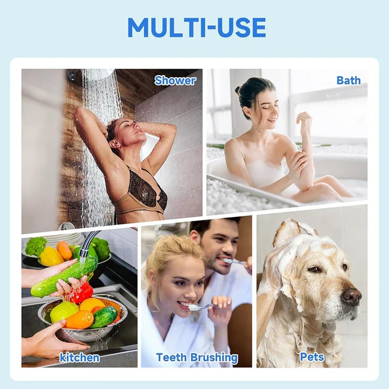 5 Cartouches de Filtre de Douche - ClearFlow