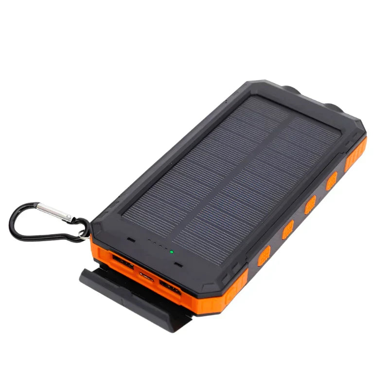 Batterie externe solaire avec lampe de poche – SolarCharge Pro