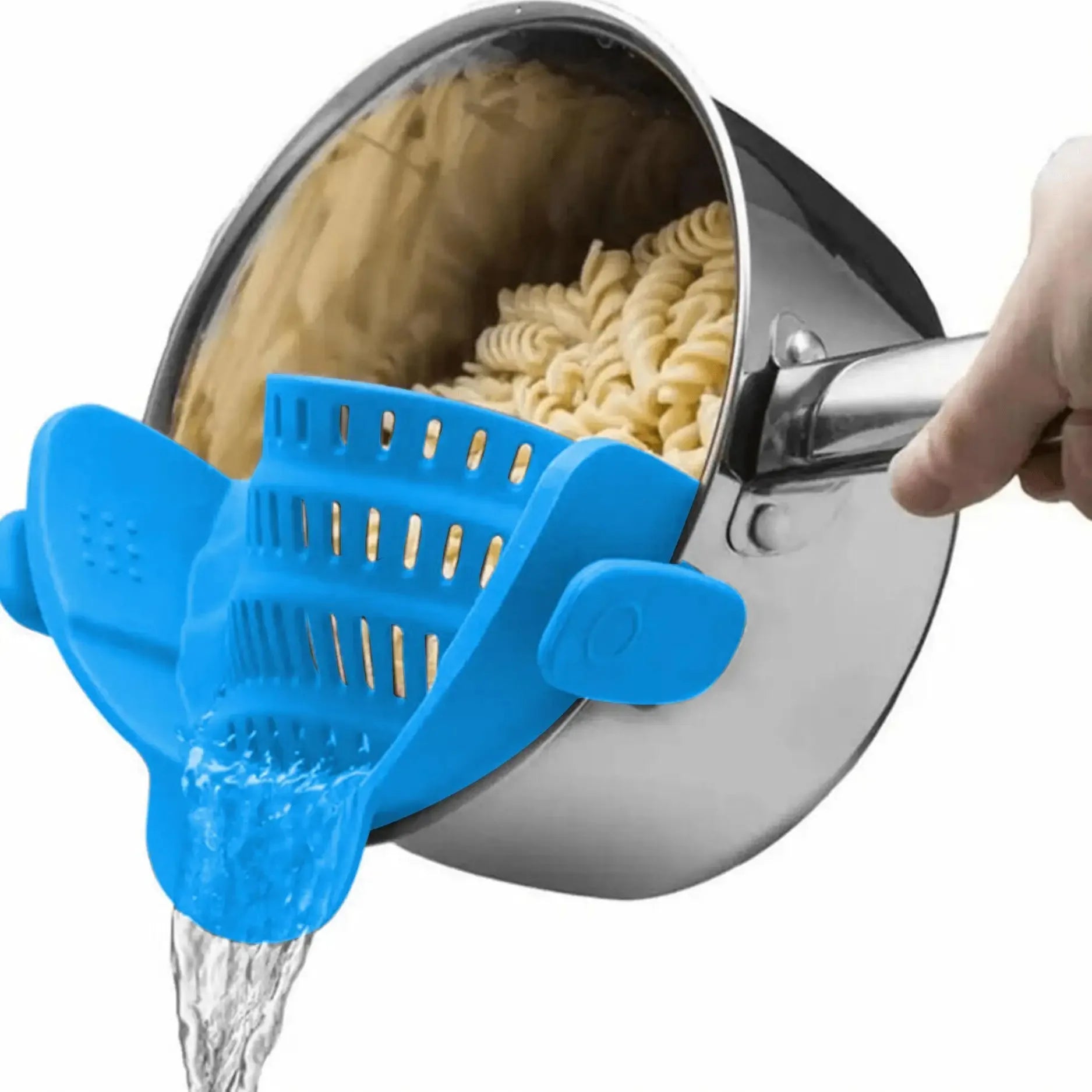 GourmetEssence Passoire en Silicone & Égouttoir | Lavez et égouttez facilement le riz, les pâtes et les légumes tout en minimisant le désordre