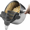 GourmetEssence Passoire en Silicone & Égouttoir | Lavez et égouttez facilement le riz, les pâtes et les légumes tout en minimisant le désordre