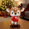 CUDDLESCARF – Charmante poupée en peluche de Noël au design cartoon