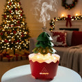 TREEZEN – Diffuseur de parfum en forme de sapin de Noël avec brouillard réglable et lumière LED