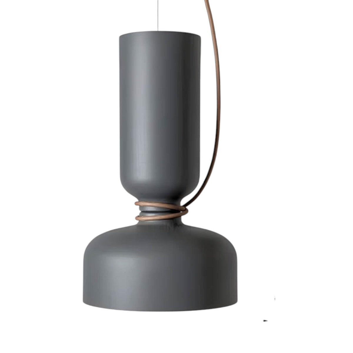 Suspension Orlee – Design Géométrique Moderne en Noir Mat, Blanc & Gris