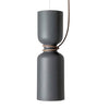 Suspension Orlee – Design Géométrique Moderne en Noir Mat, Blanc & Gris