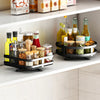 Organisateur de Condiments Luxe GourmetSphere | Support rotatif à 360° pour un espace cuisine optimal