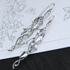 Boucles d'oreilles en forme de feuille d'elfe - Faylinn