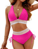 Bikini Corrigeant Femme | Maillot de Bain Taille Haute avec Contrôle du Ventre