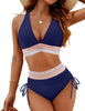 Bikini Corrigeant Femme | Maillot de Bain Taille Haute avec Contrôle du Ventre