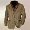 Veste Heren en Suède Vintage avec Doublure – Noam