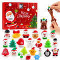 Calendrier de l'Avent Squishy de Noël – 24 jouets squishy mystérieux (3+ ans)