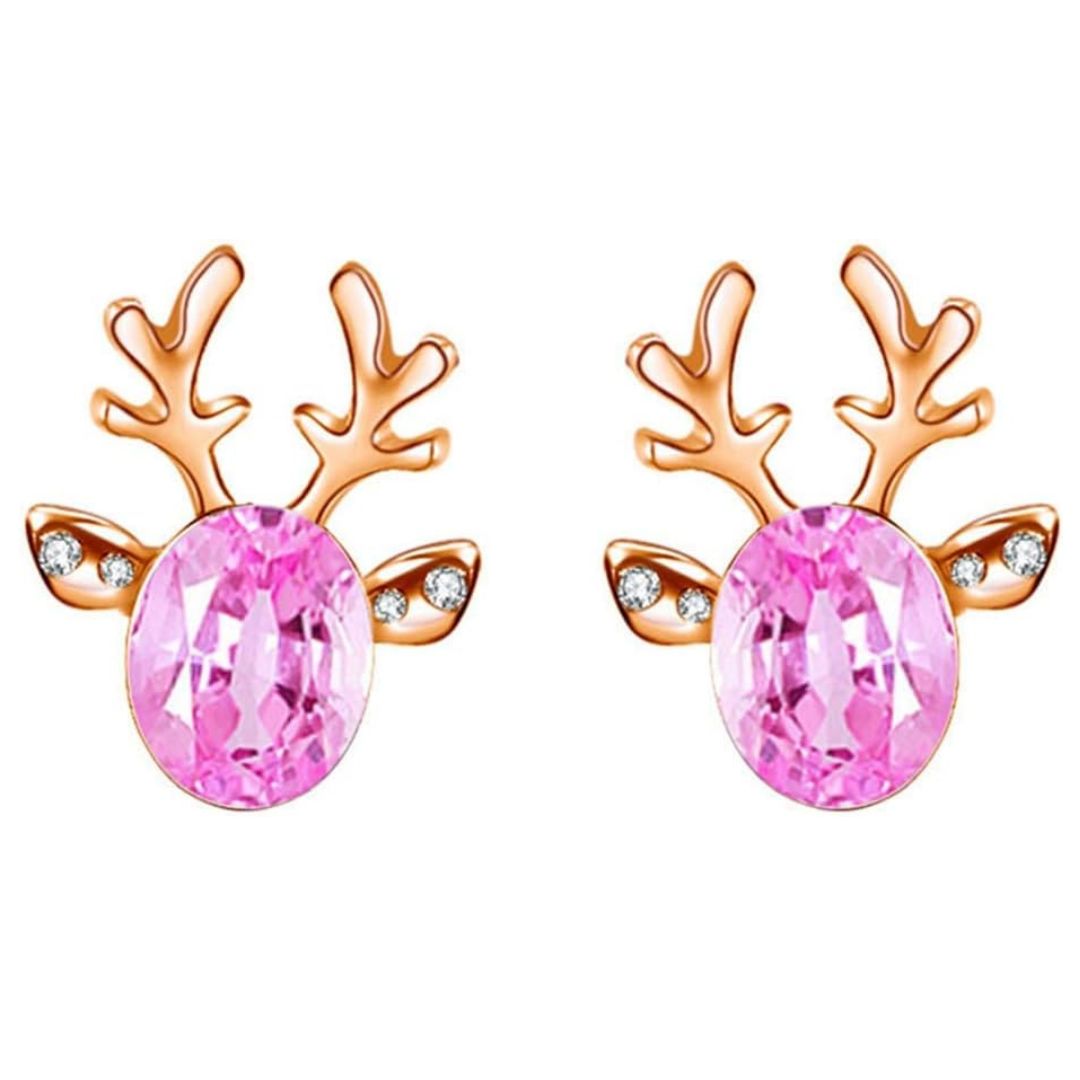 Boucles d'oreilles renne de Noël