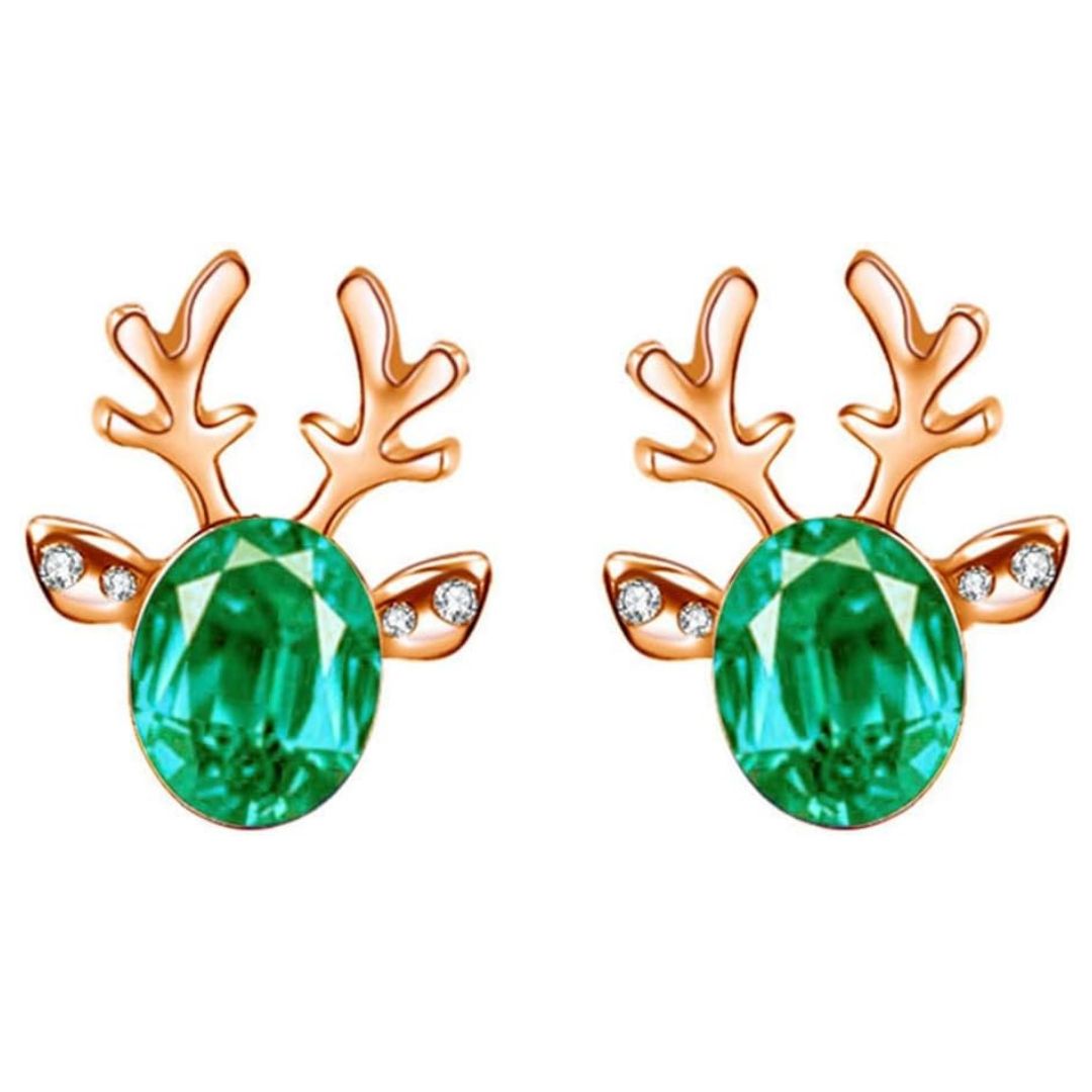 Boucles d'oreilles renne de Noël