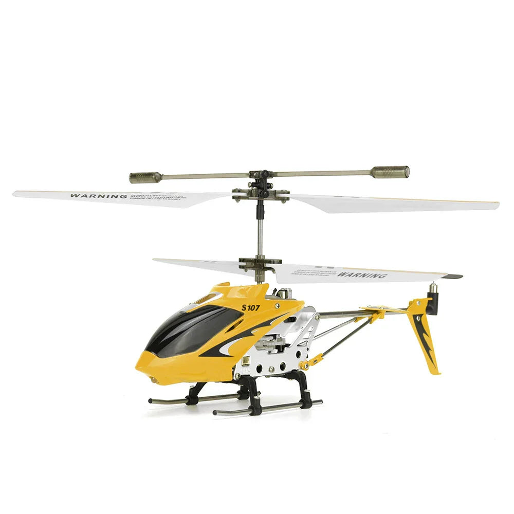 Hercu Fly Mini Hélicoptère RC | Construit pour durer et facile à piloter, ce mini hélicoptère RC offre un vol en douceur grâce à un cadre métallique durable, une stabilité gyroscopique et une commande à 3 canaux pour tous les niveaux d'expérience.
