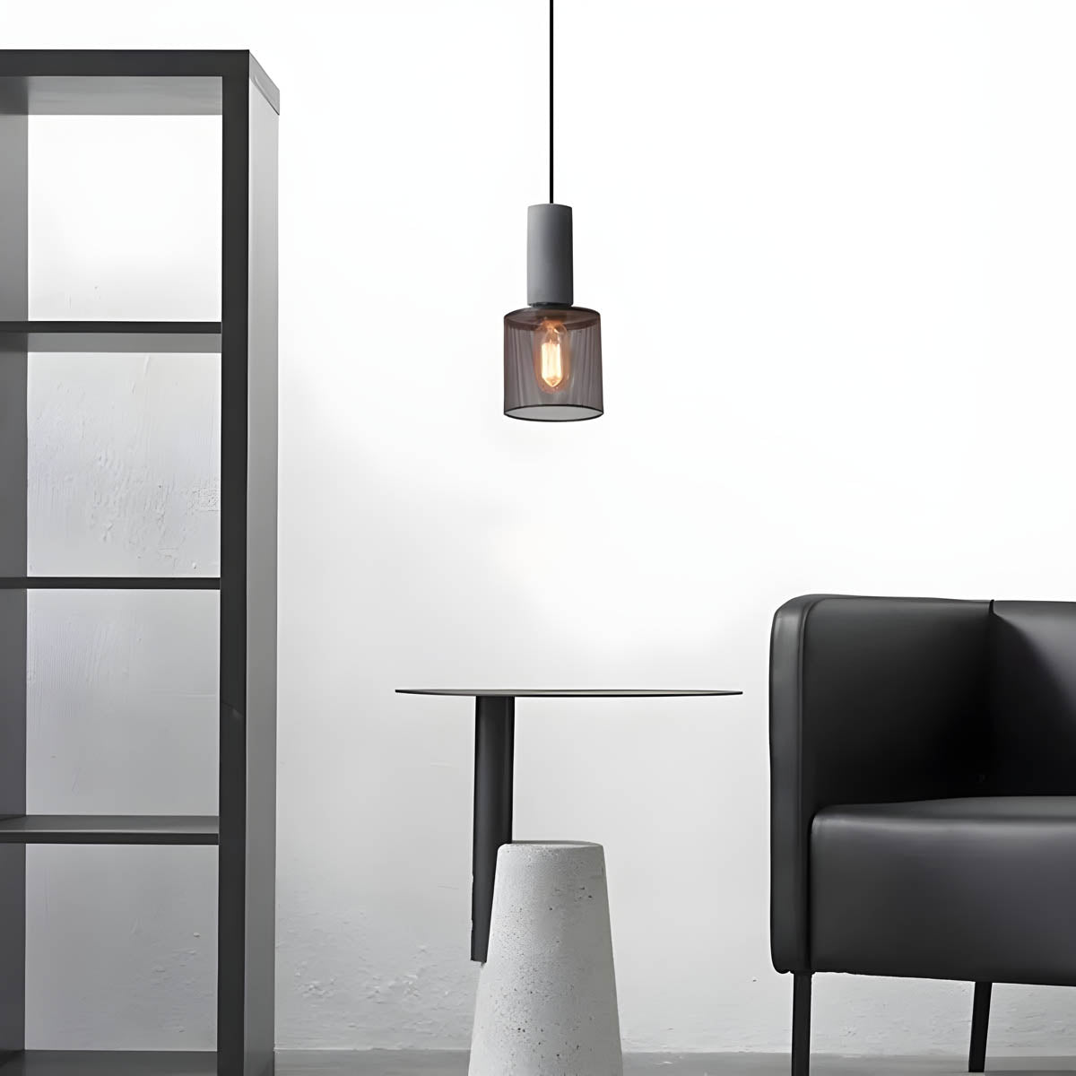 Suspension en Béton Shane – Design Industriel Moderne pour Intérieurs Stylés