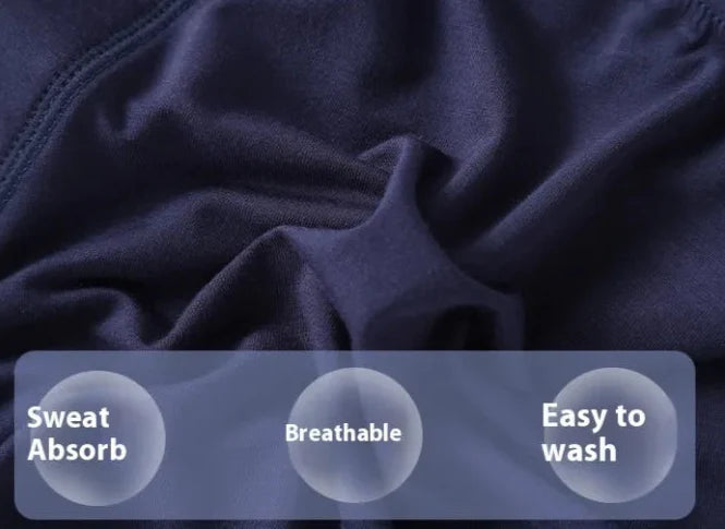 Boxer absorbant anti-fuite pour hommes | Sous-vêtements | Culotte d'incontinence haute taille lavable