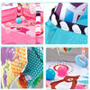 Tapis de Jeu Bébé avec Cadre de Fitness – Éducatif & Tissu Doux – Certifié CE – Tapis d'Activités pour Nouveaux-Nés & Tout-Petits