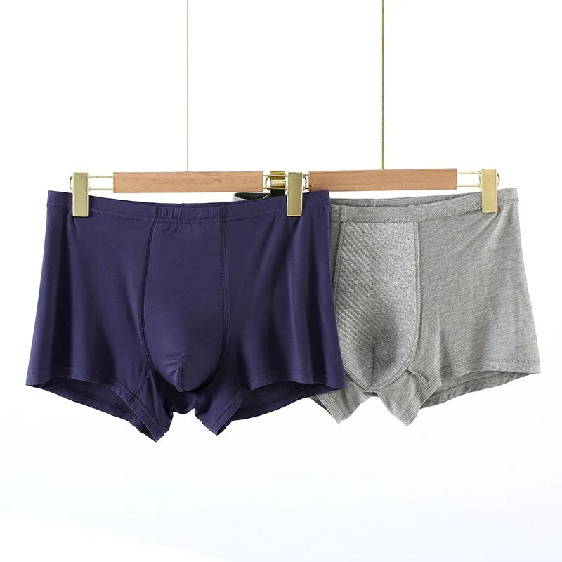 Boxer absorbant anti-fuite pour hommes | Sous-vêtements | Culotte d'incontinence haute taille lavable