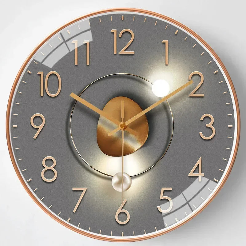 Timeless Whisper™ | Horloge Murale Classique Silencieuse | Design Non-Tictac pour Décor de Chambre et Bureau